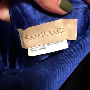 SAMILA & CO Blue Prom Dress